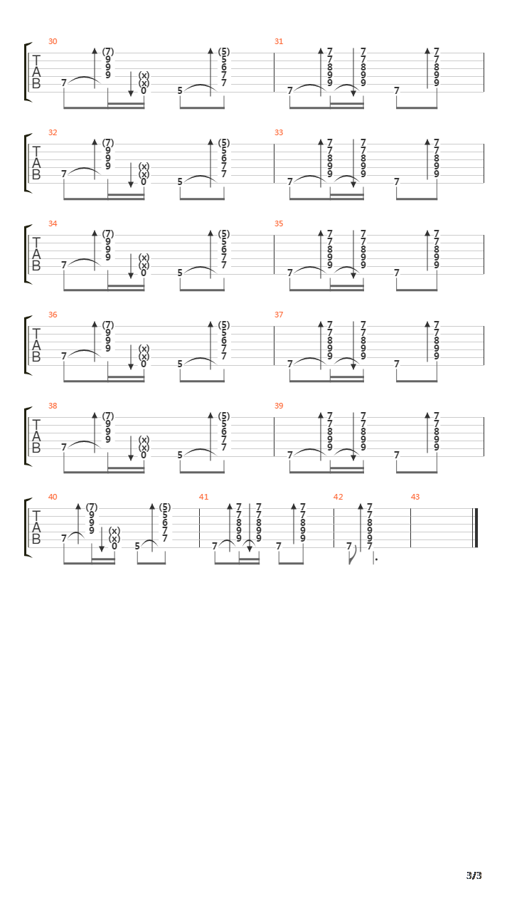 La Main Verte吉他谱