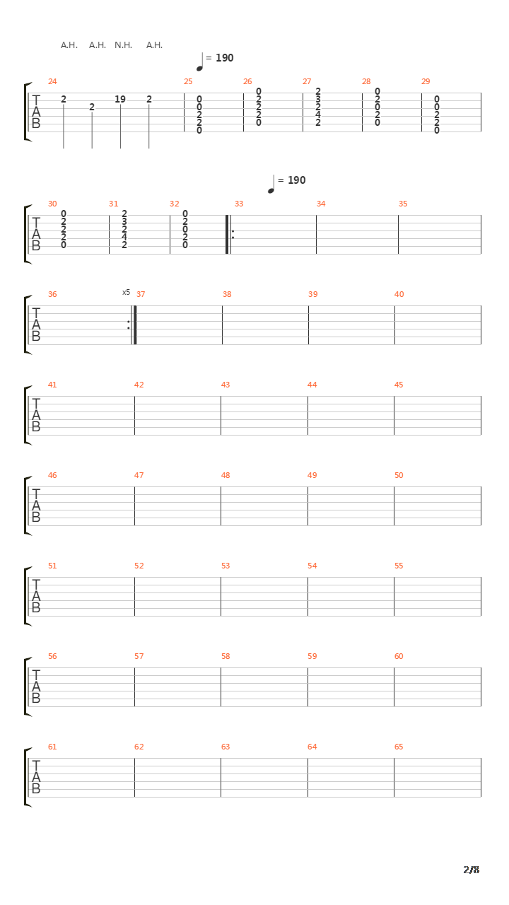 Serre Moi吉他谱