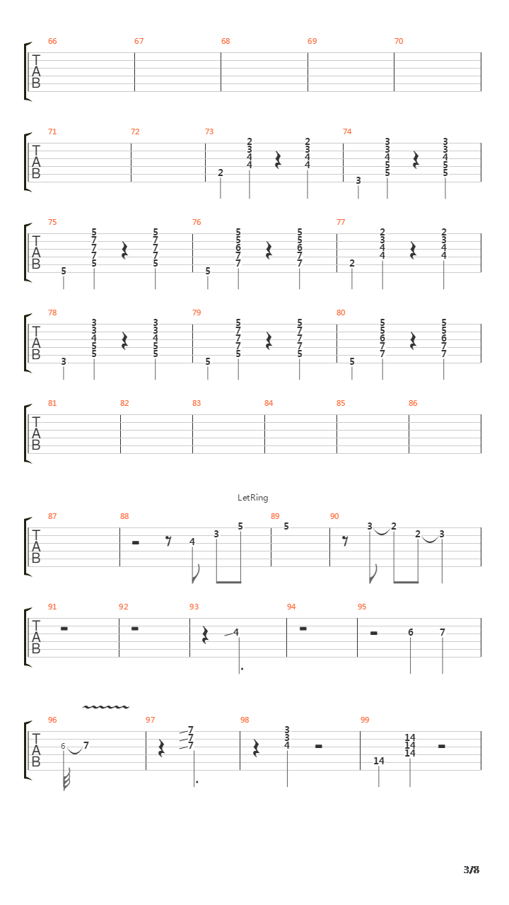 Serre Moi吉他谱