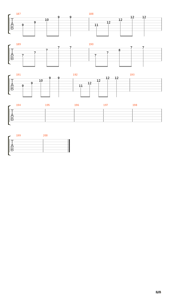 Serre Moi吉他谱
