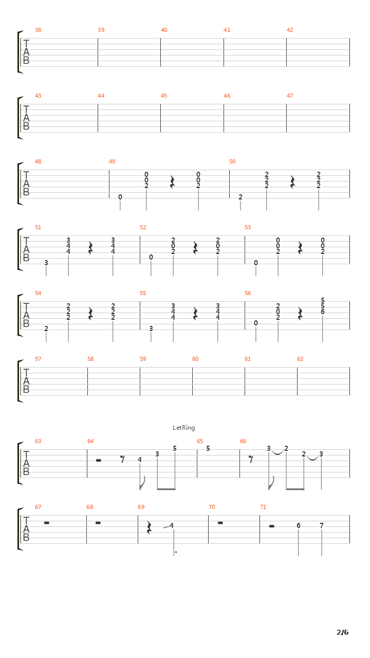 Serre Moi吉他谱