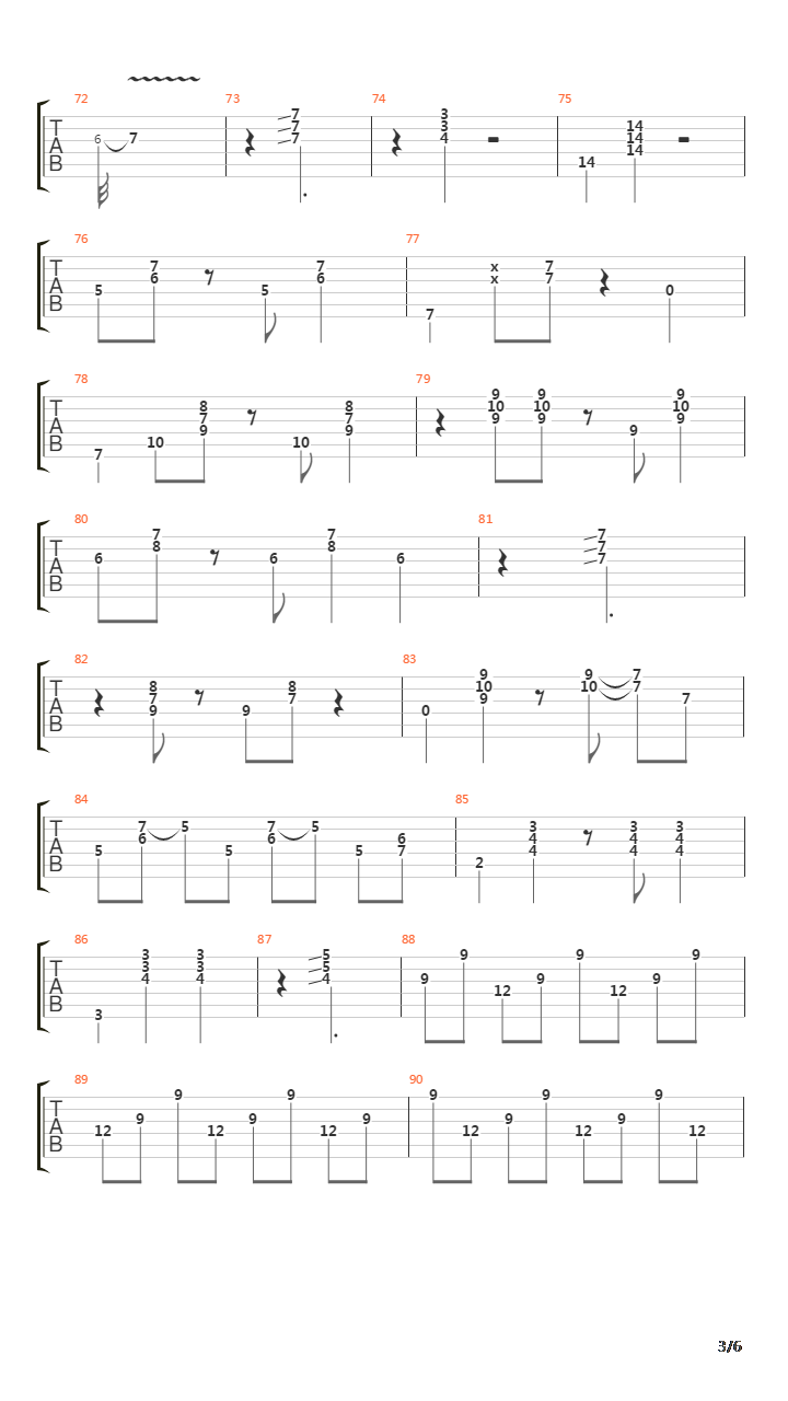 Serre Moi吉他谱