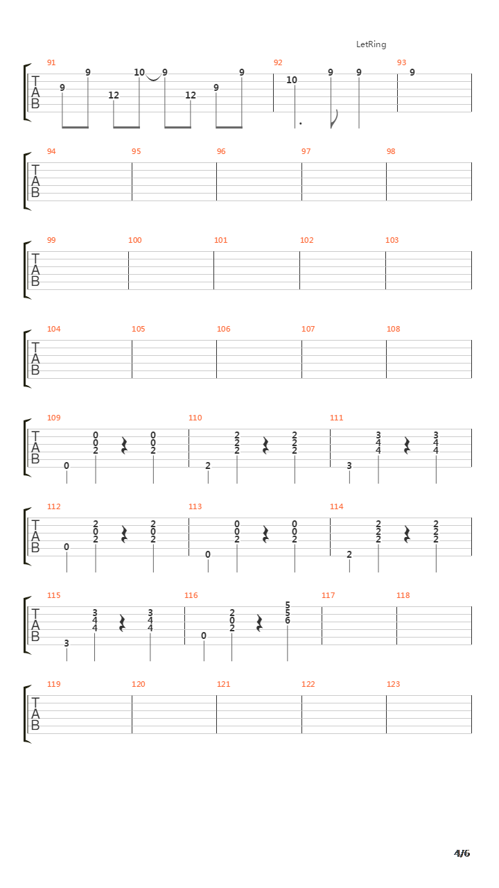 Serre Moi吉他谱