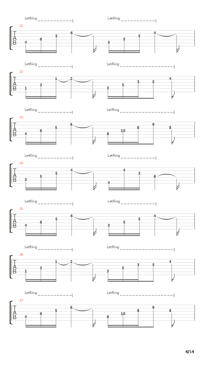 You吉他谱