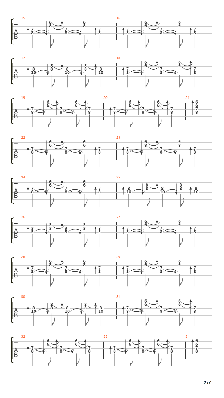 Efemera吉他谱