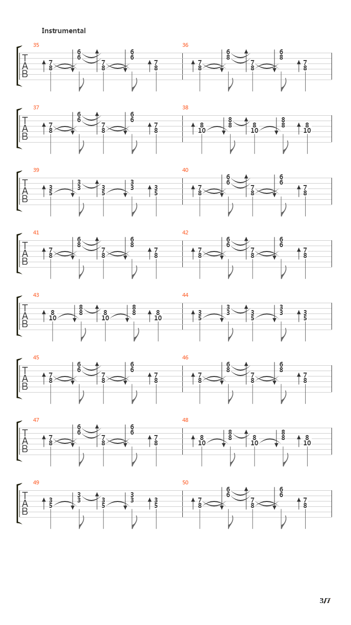 Efemera吉他谱