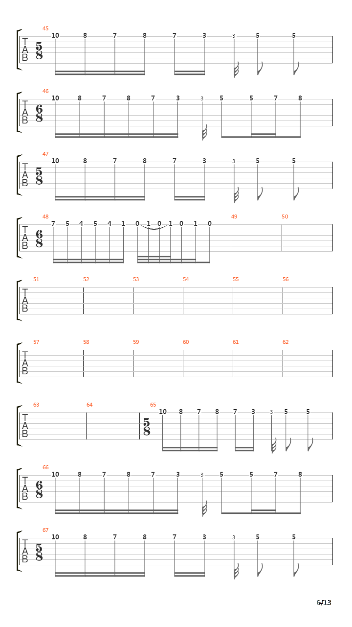 In The Court Of Jarisleif吉他谱