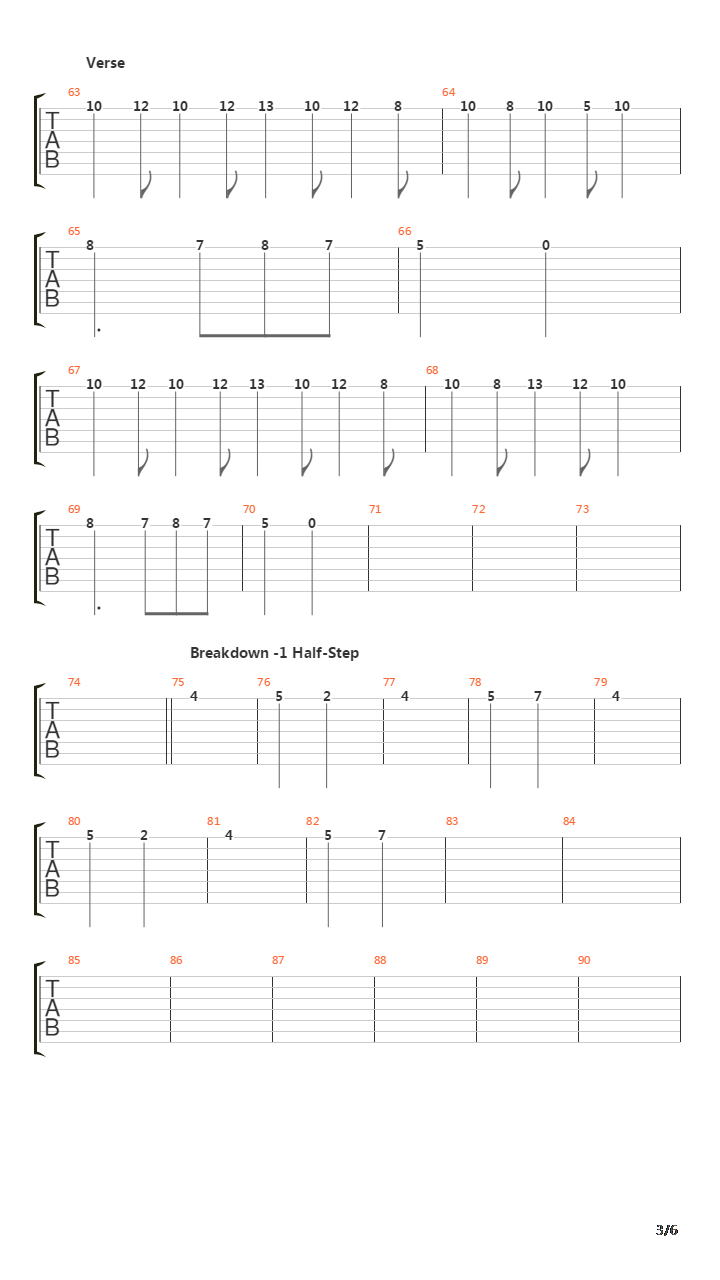 The Messenger吉他谱