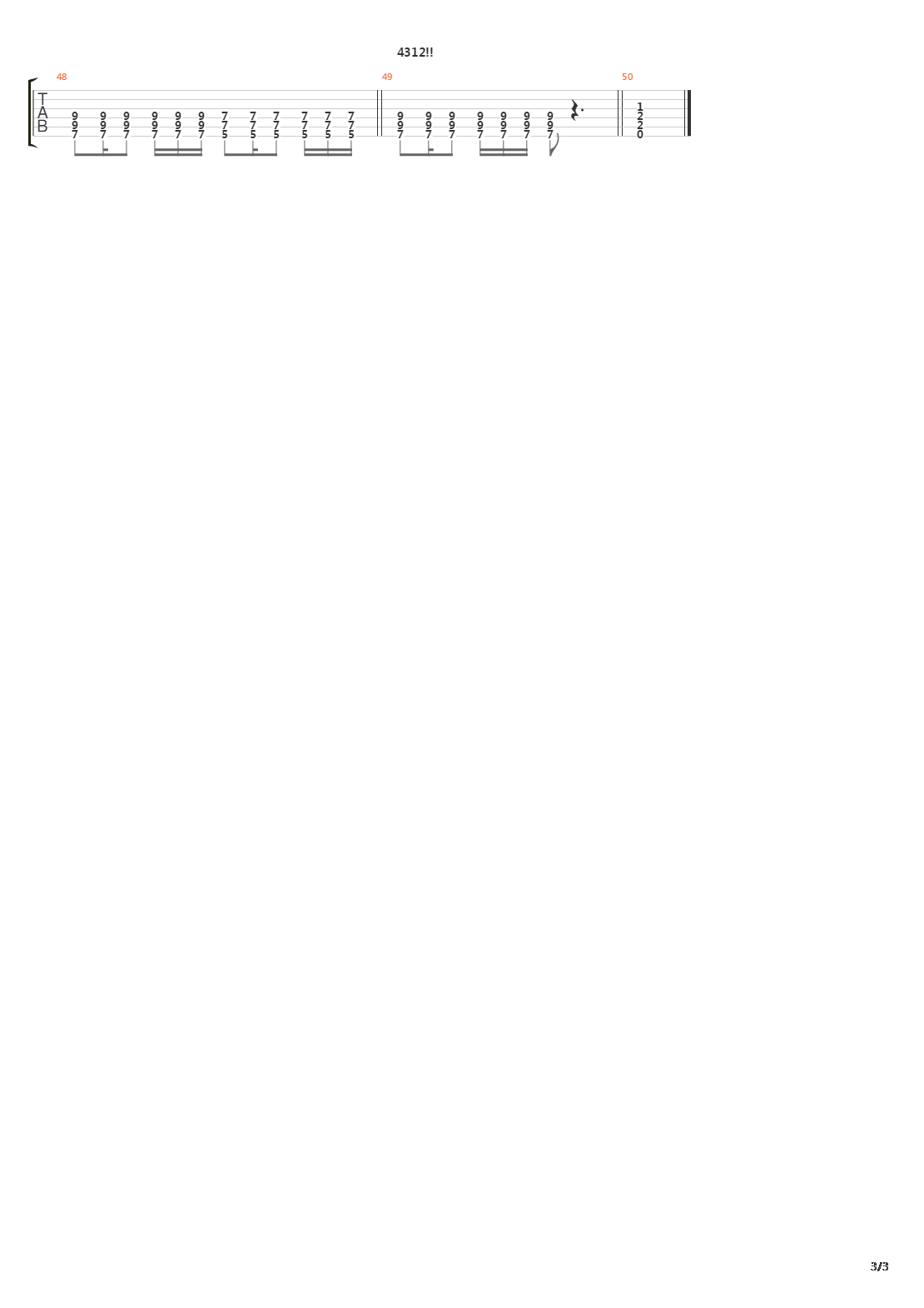 4312吉他谱