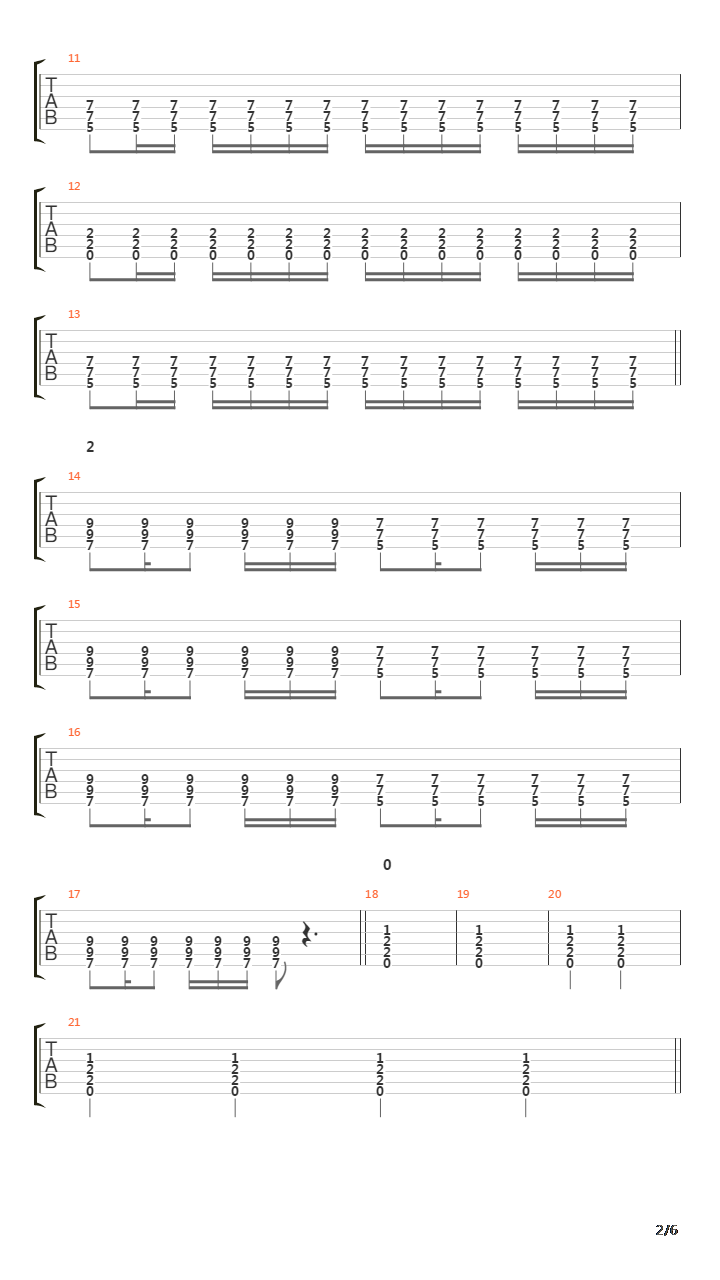 4312吉他谱