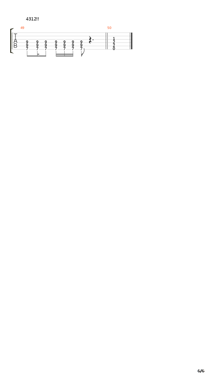 4312吉他谱