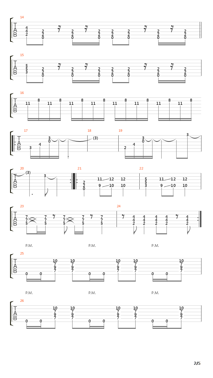 Desvanecer吉他谱