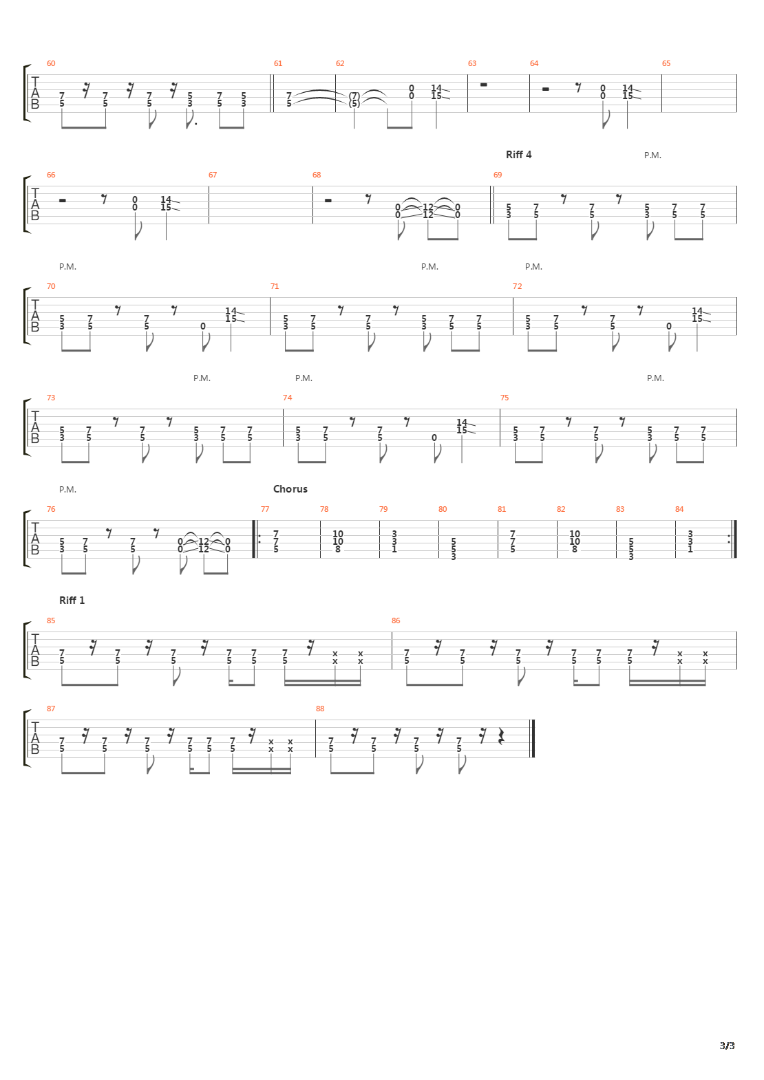 Rien吉他谱