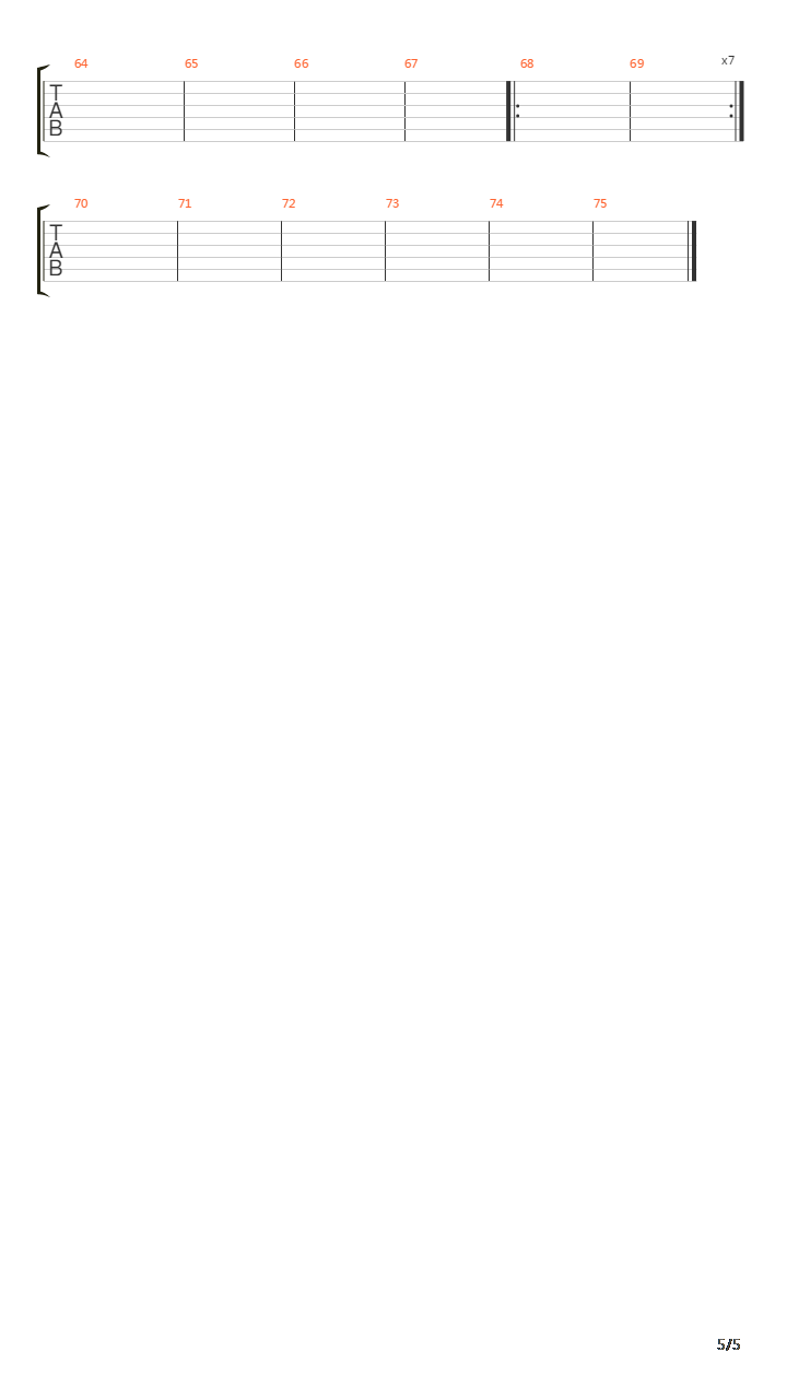 Cadences Of Absonance吉他谱
