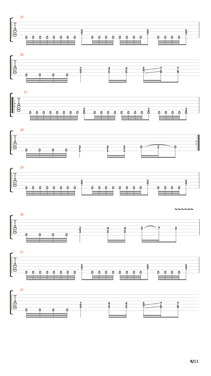 Point Of No Return Pt I - Mute Requiem吉他谱