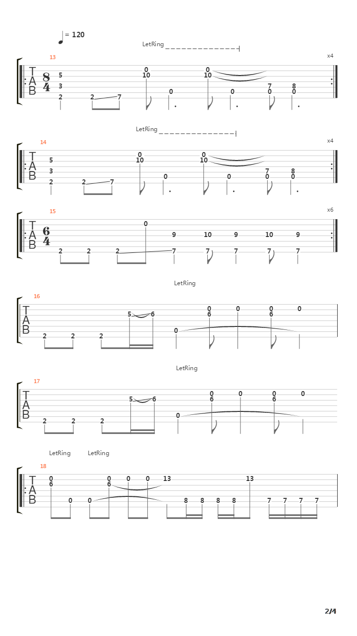 Tyranny吉他谱