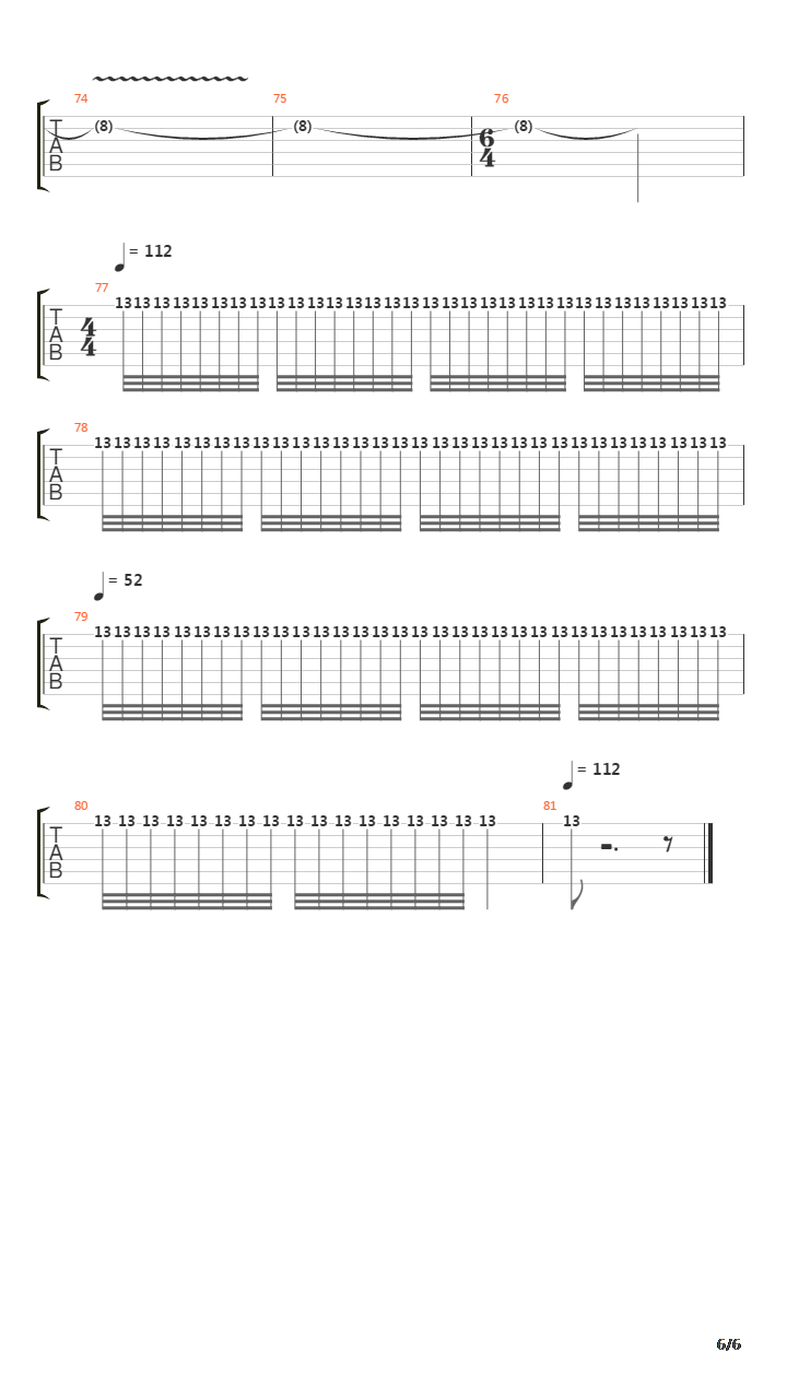 Outro吉他谱