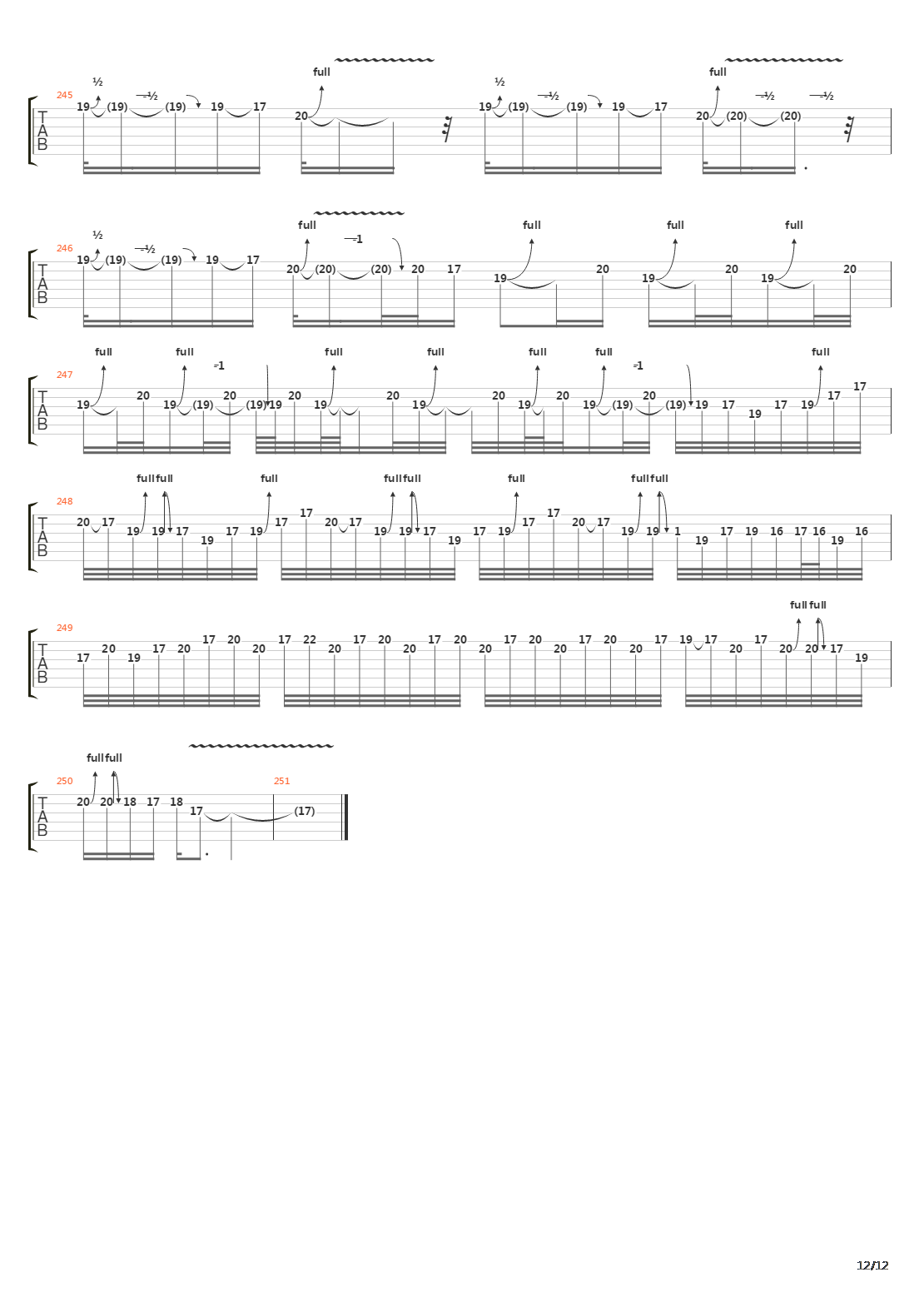 Mantis吉他谱