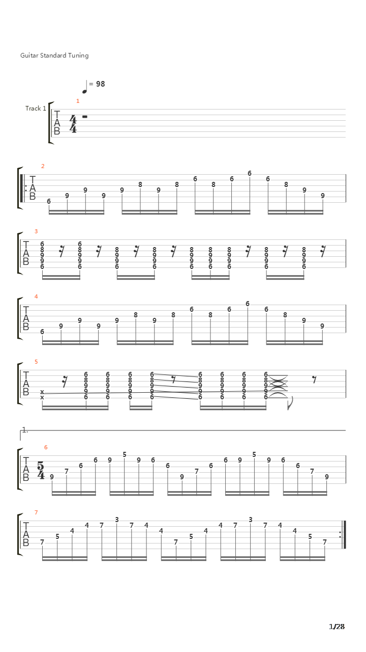 Mantis吉他谱