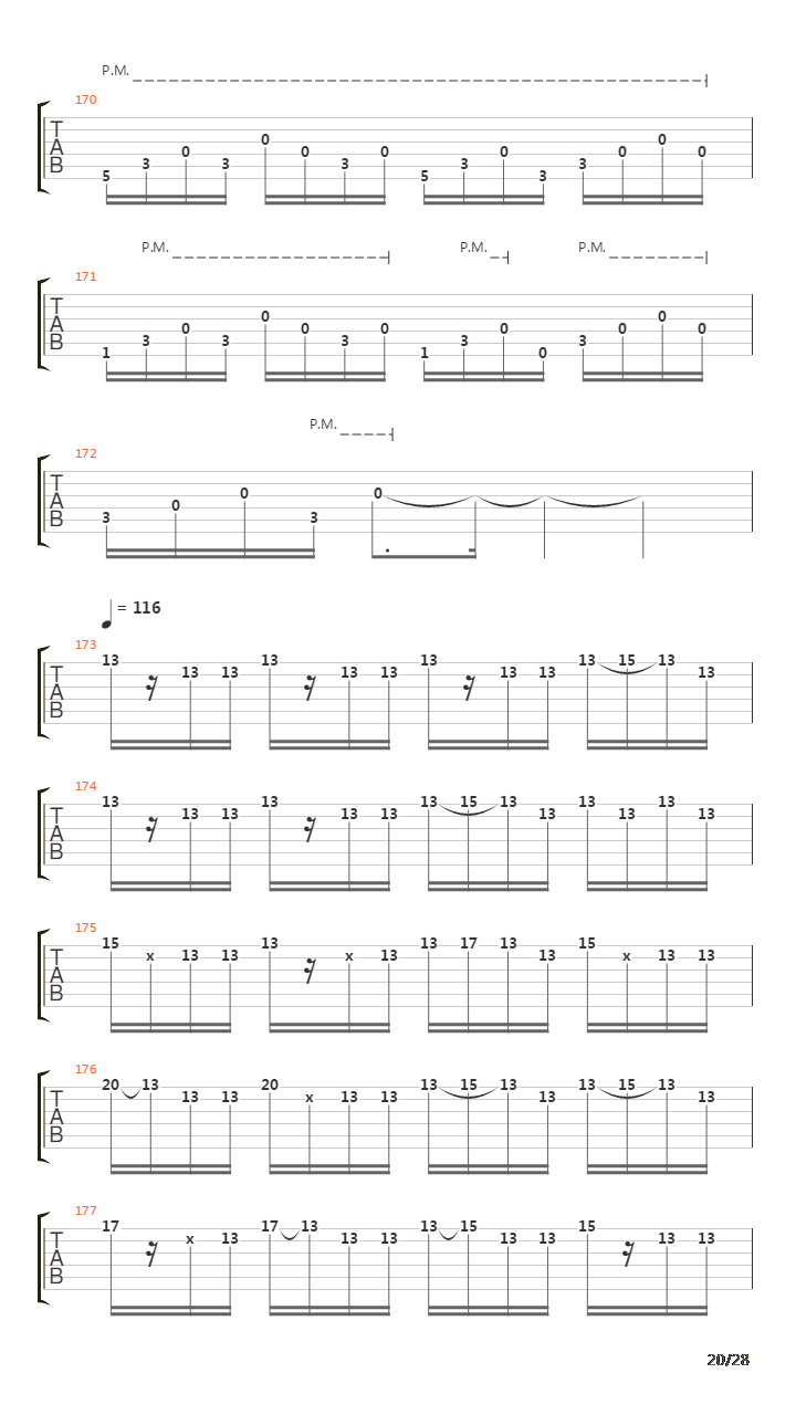 Mantis吉他谱