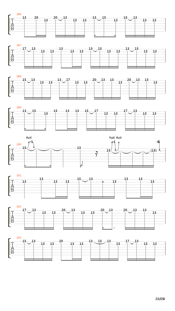 Mantis吉他谱