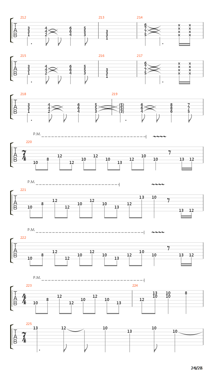 Mantis吉他谱