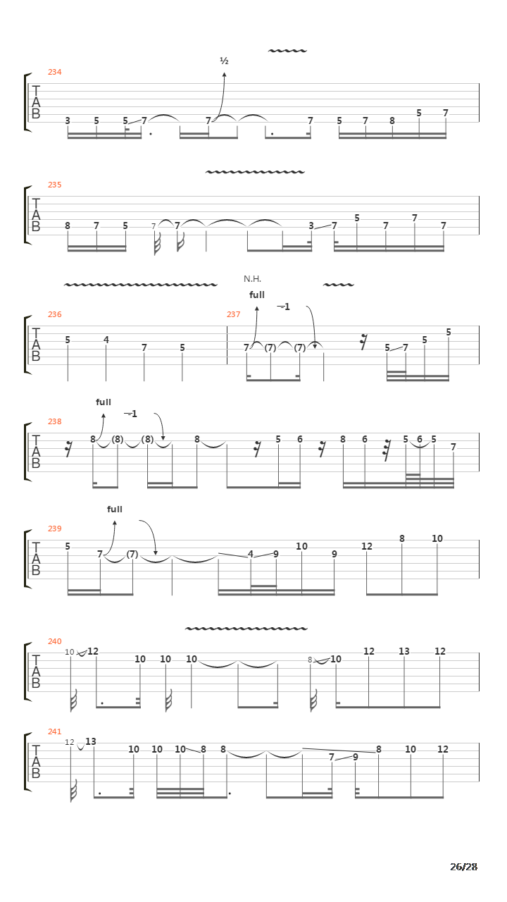 Mantis吉他谱