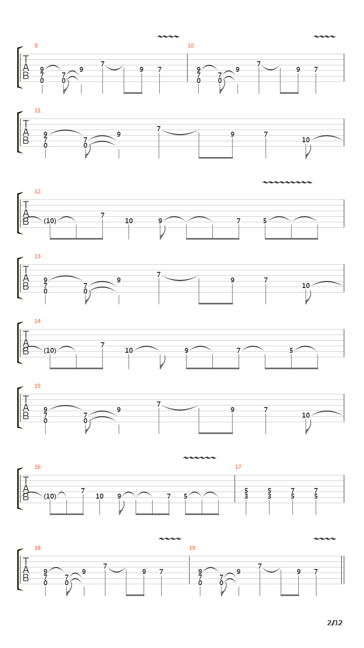 Over And Over Again吉他谱