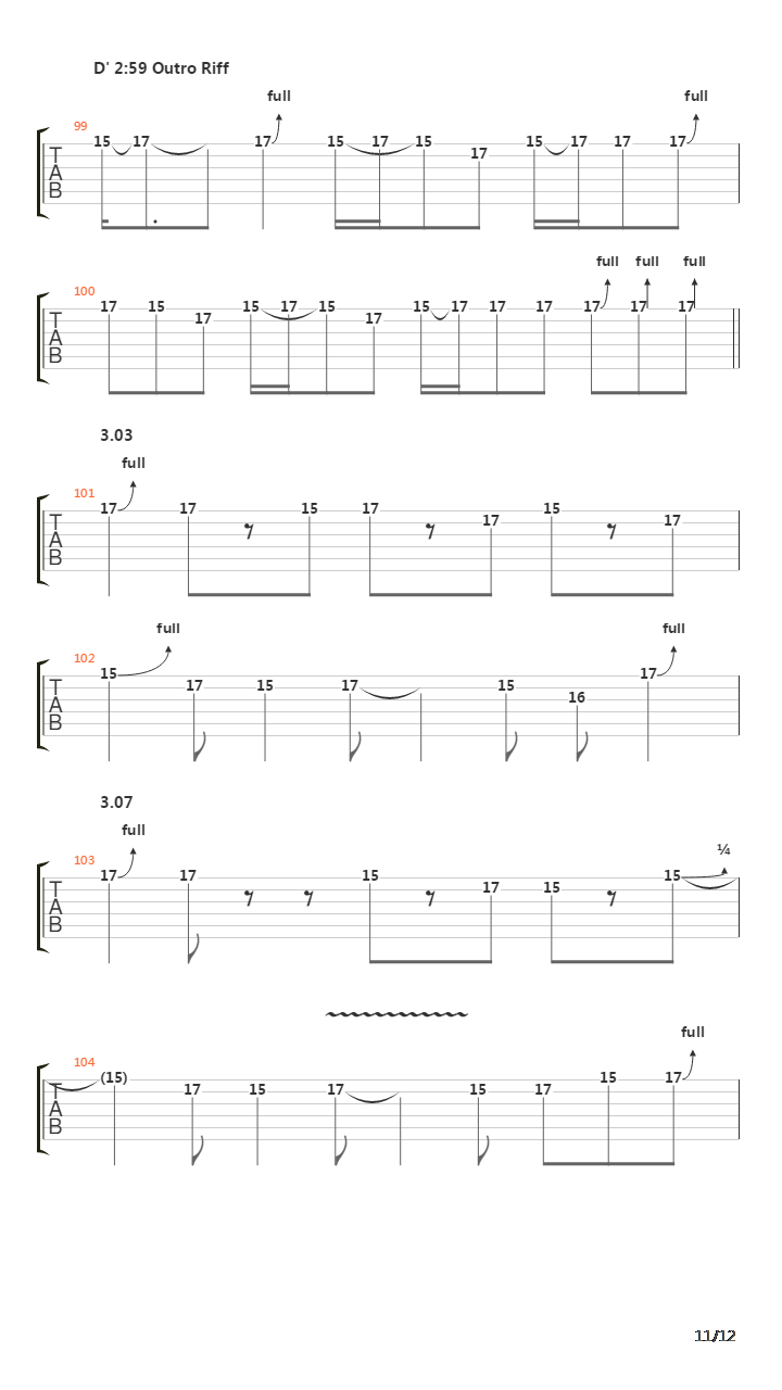 Over And Over Again吉他谱