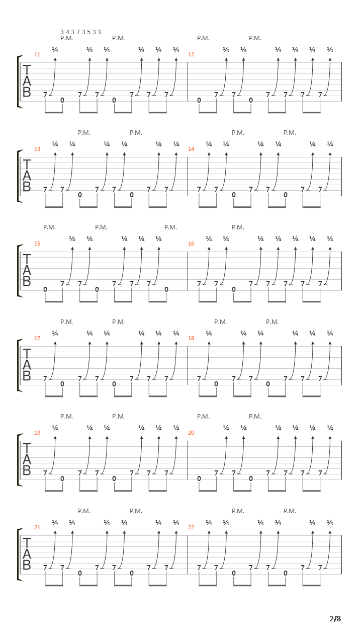 8吉他谱