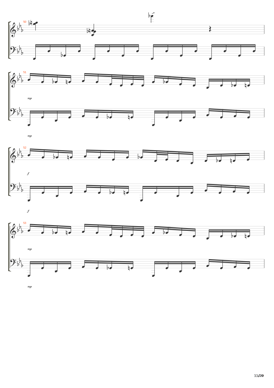 Chromatic Chimera吉他谱