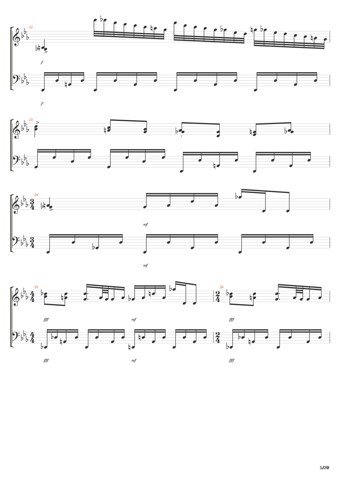 Chromatic Chimera吉他谱