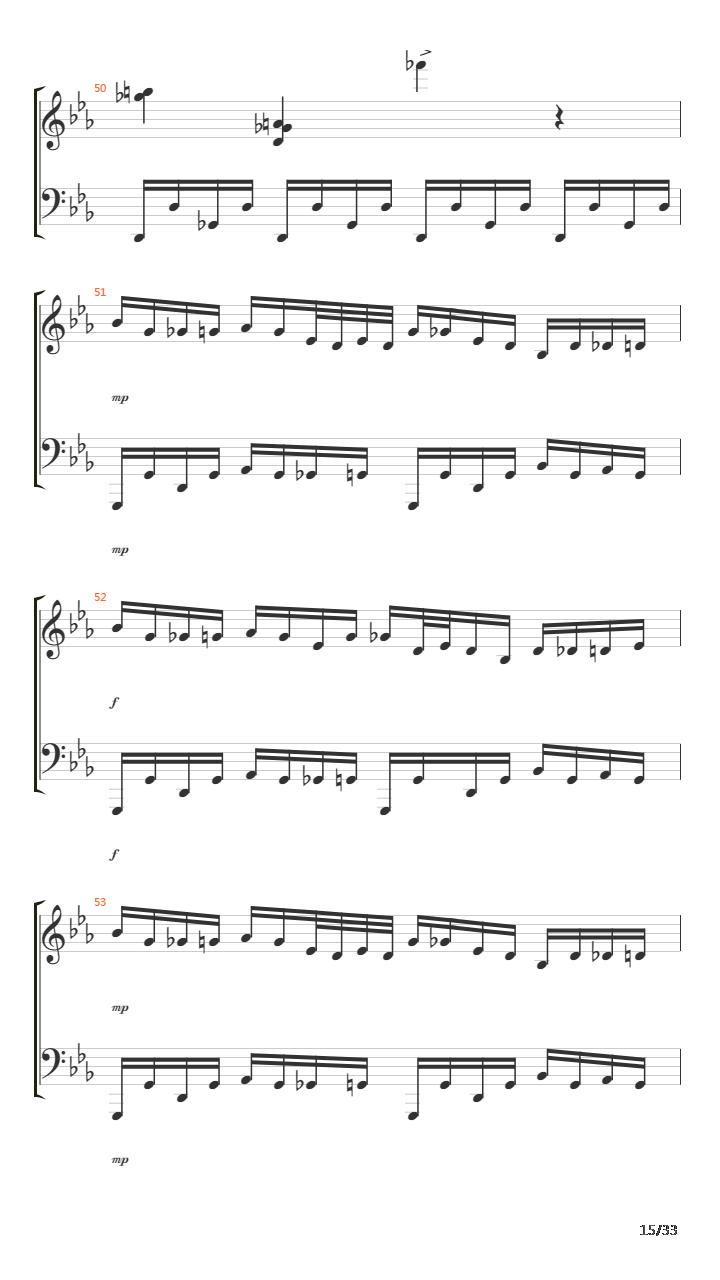 Chromatic Chimera吉他谱