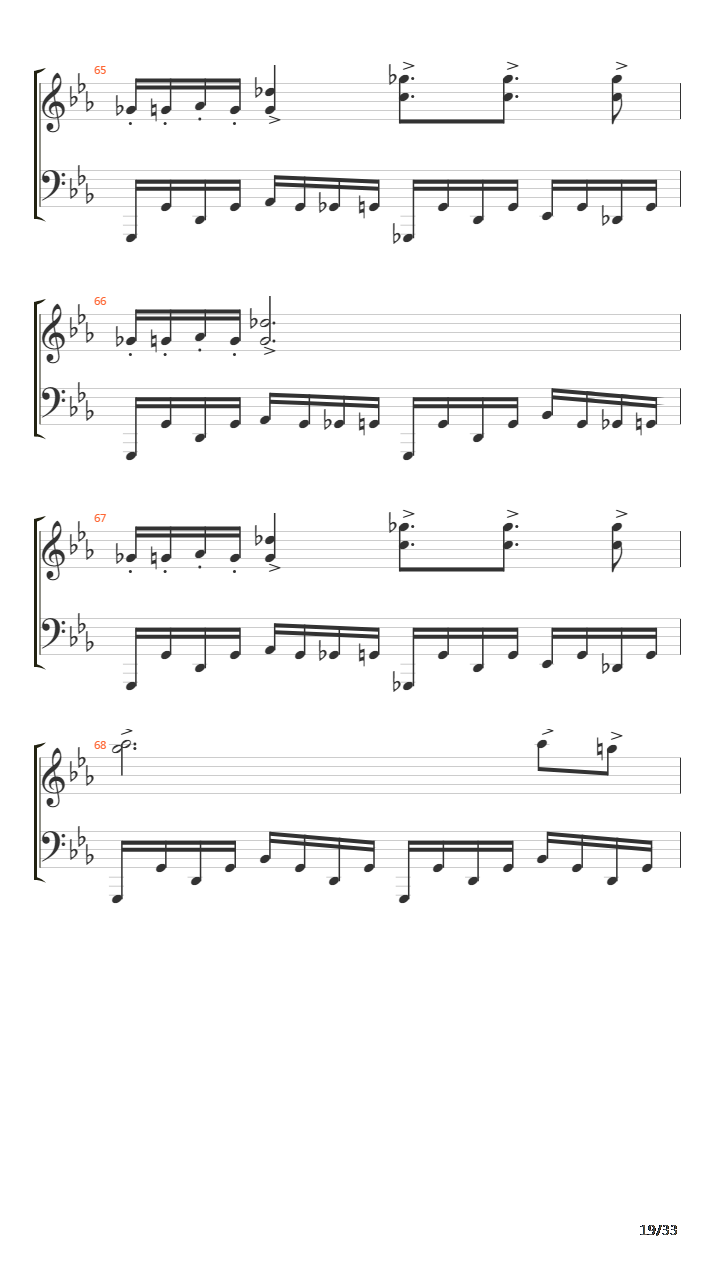 Chromatic Chimera吉他谱