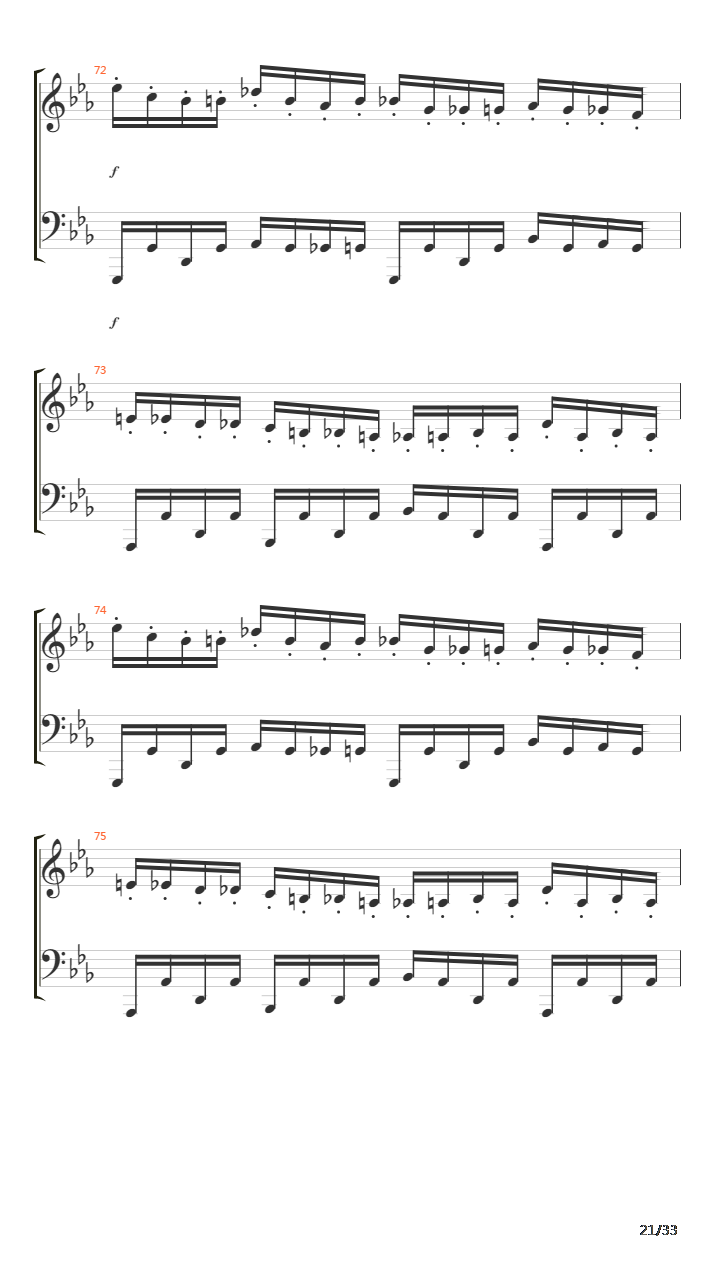Chromatic Chimera吉他谱