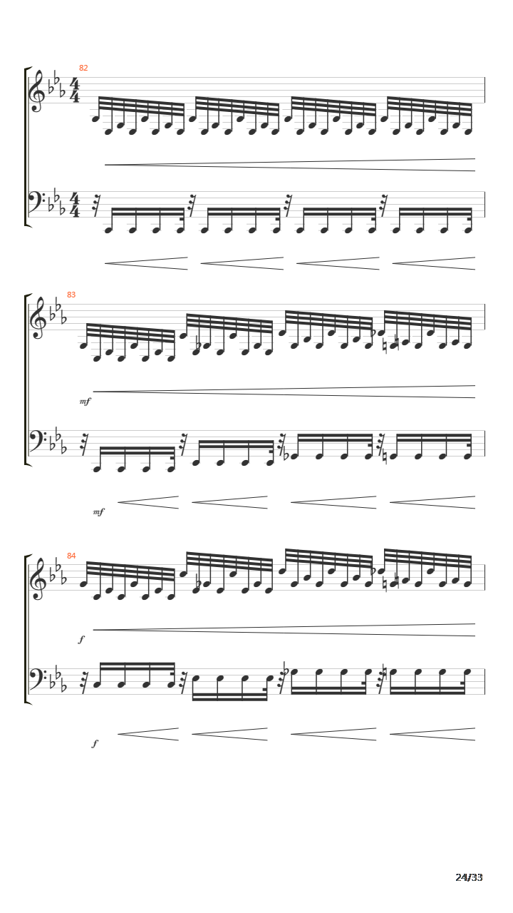 Chromatic Chimera吉他谱