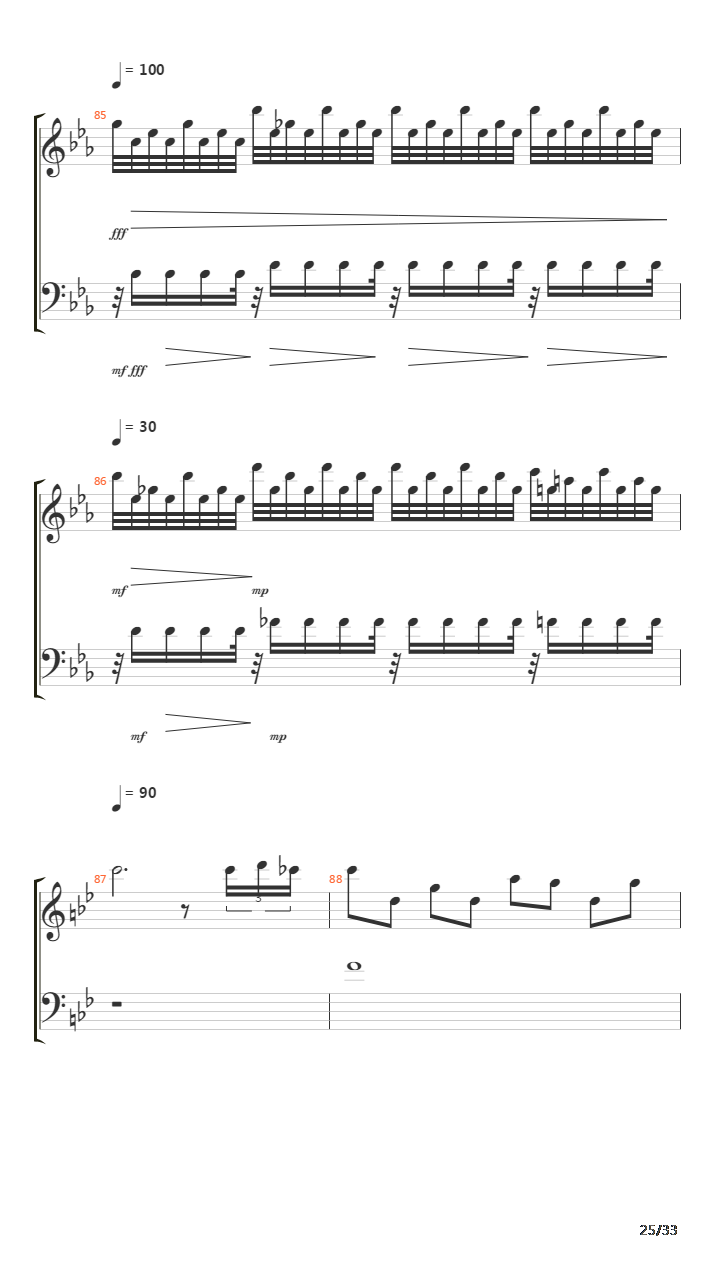 Chromatic Chimera吉他谱