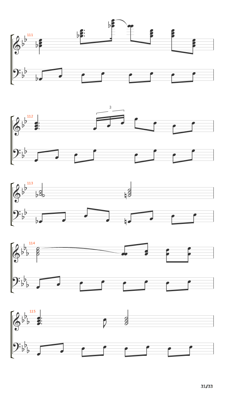 Chromatic Chimera吉他谱
