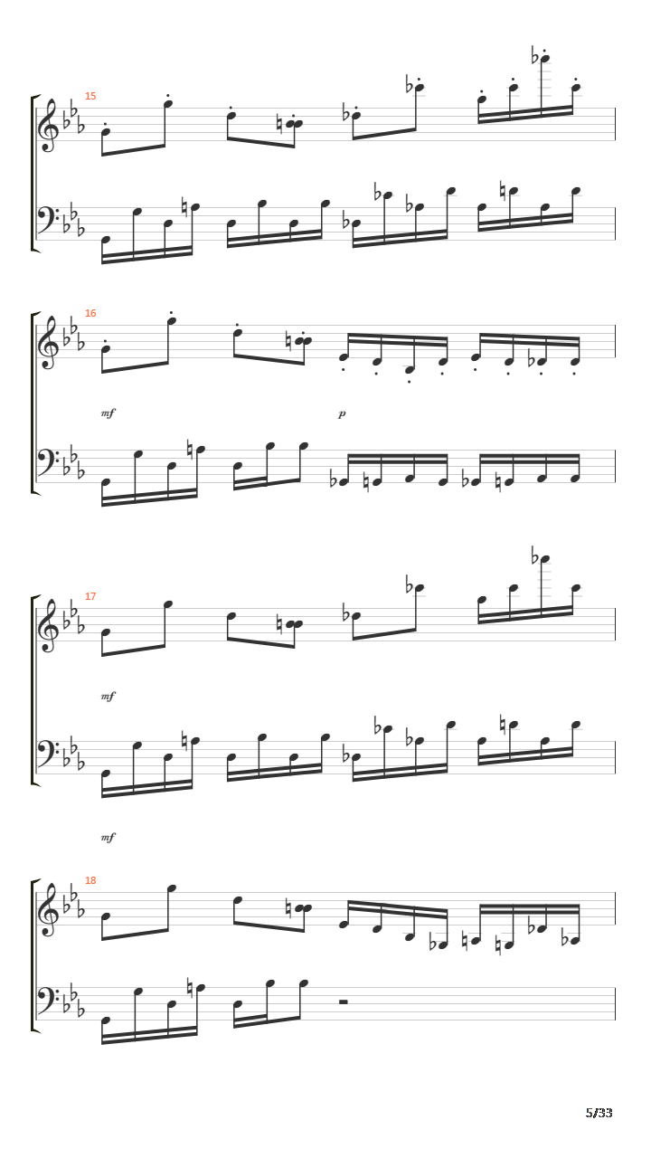 Chromatic Chimera吉他谱