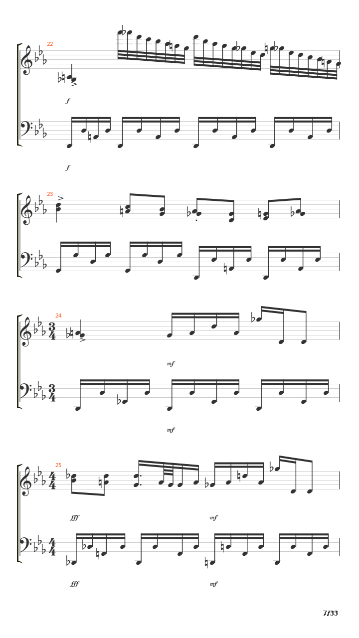 Chromatic Chimera吉他谱