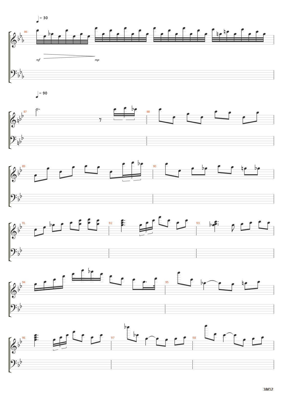 Chromatic Chimera吉他谱