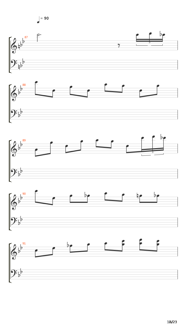 Chromatic Chimera吉他谱