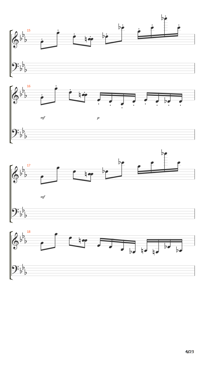 Chromatic Chimera吉他谱
