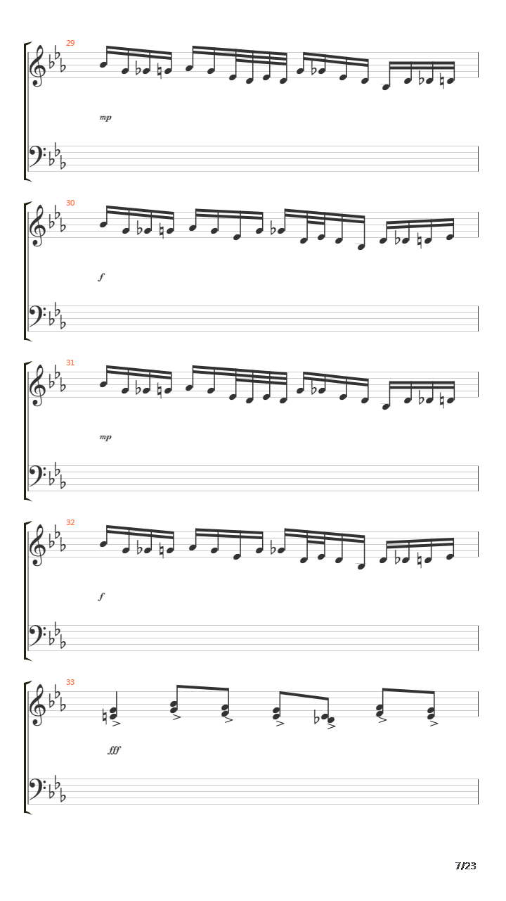 Chromatic Chimera吉他谱