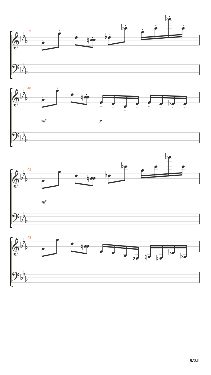 Chromatic Chimera吉他谱