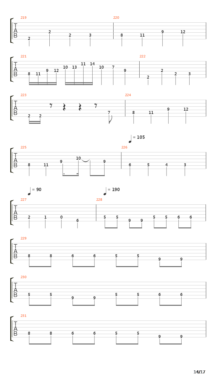 Nova吉他谱
