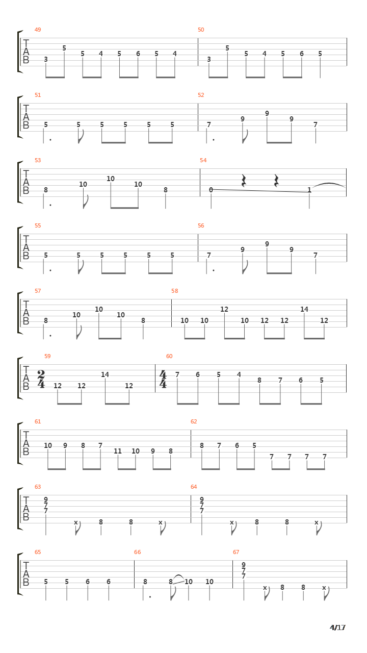 Nova吉他谱