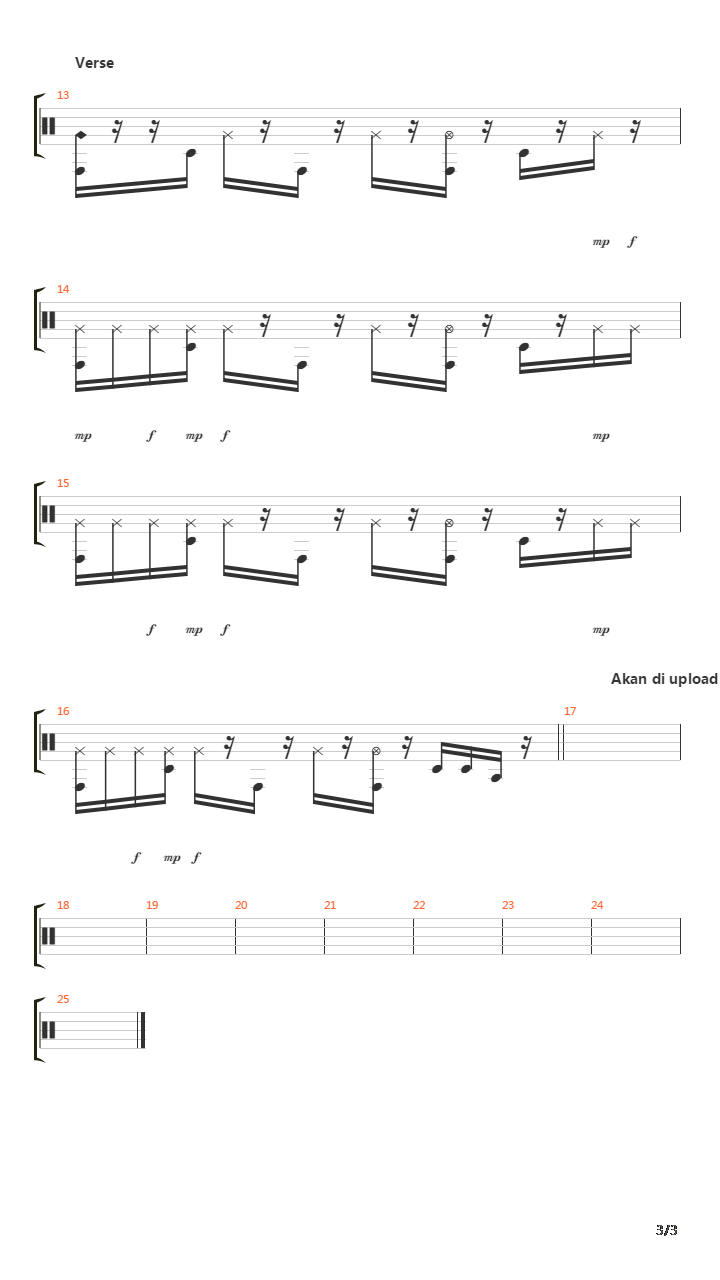 Hampa Hatiku吉他谱