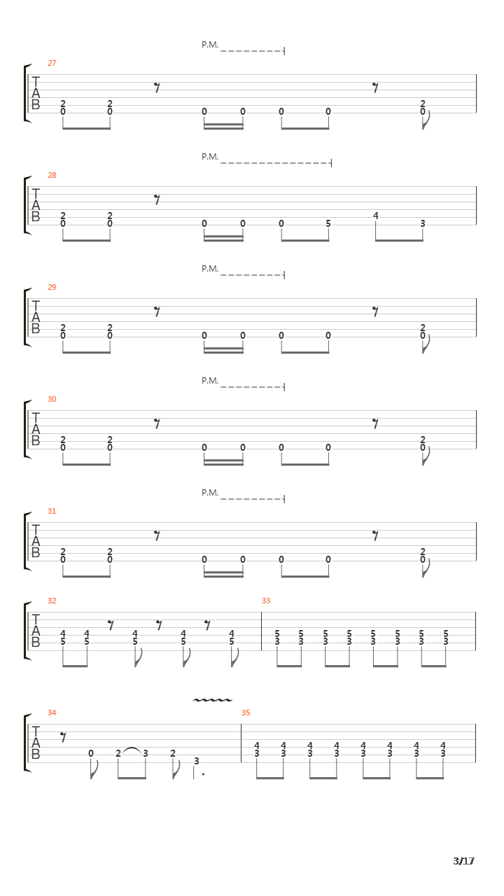 Genetic Sequence Distortion吉他谱