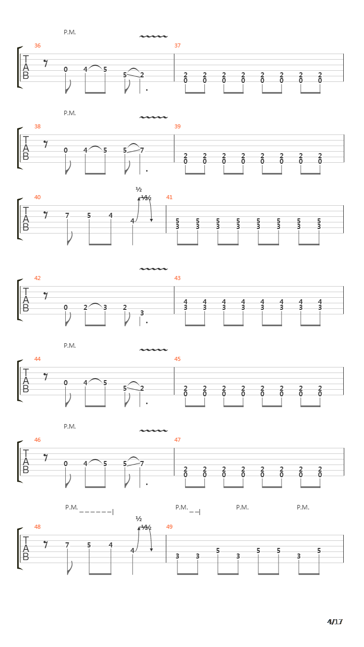 Genetic Sequence Distortion吉他谱